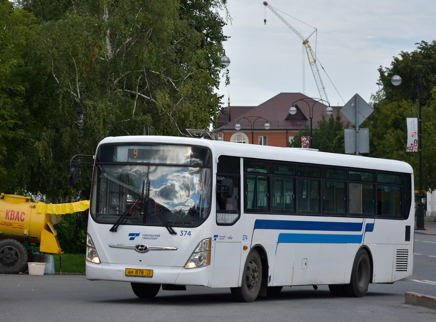 Тюменская область, Hyundai New Super AeroCity 1F/L № 374