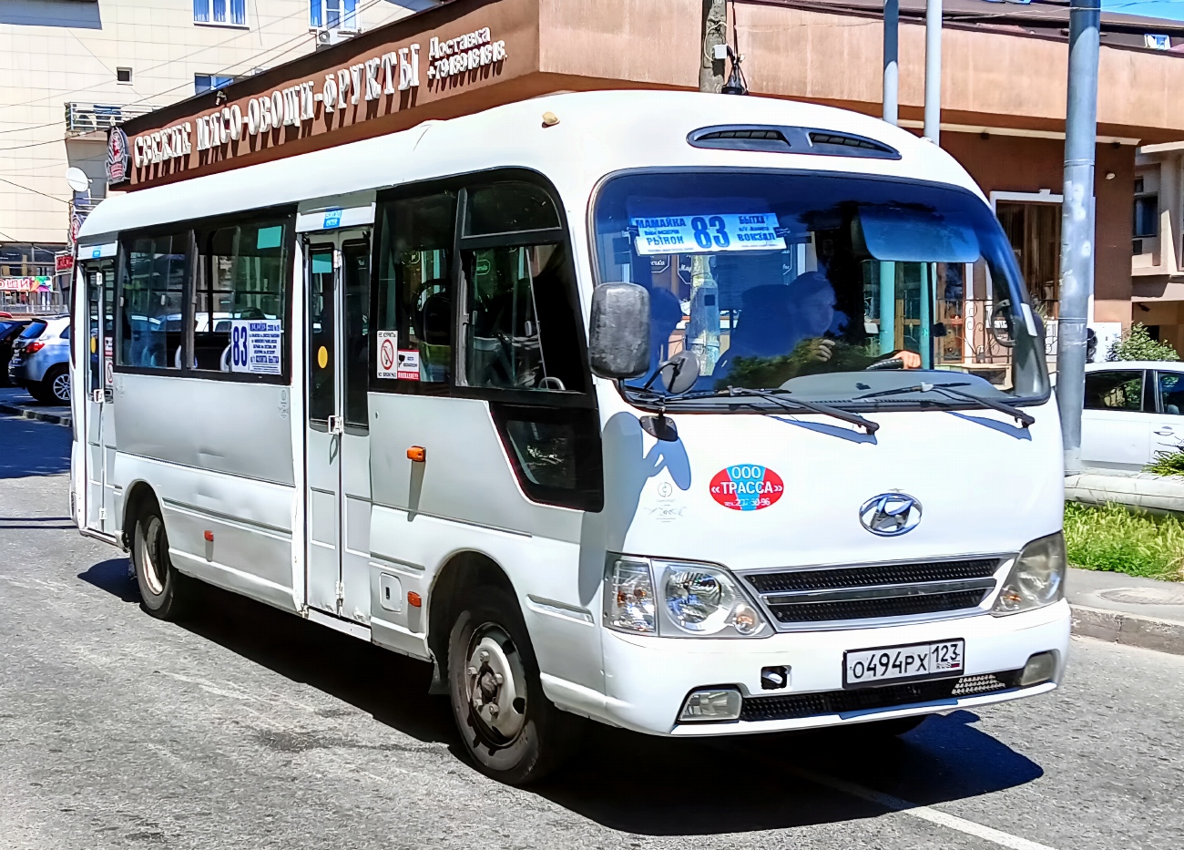 Краснодарский край, Hyundai County Kuzbass № О 494 РХ 123