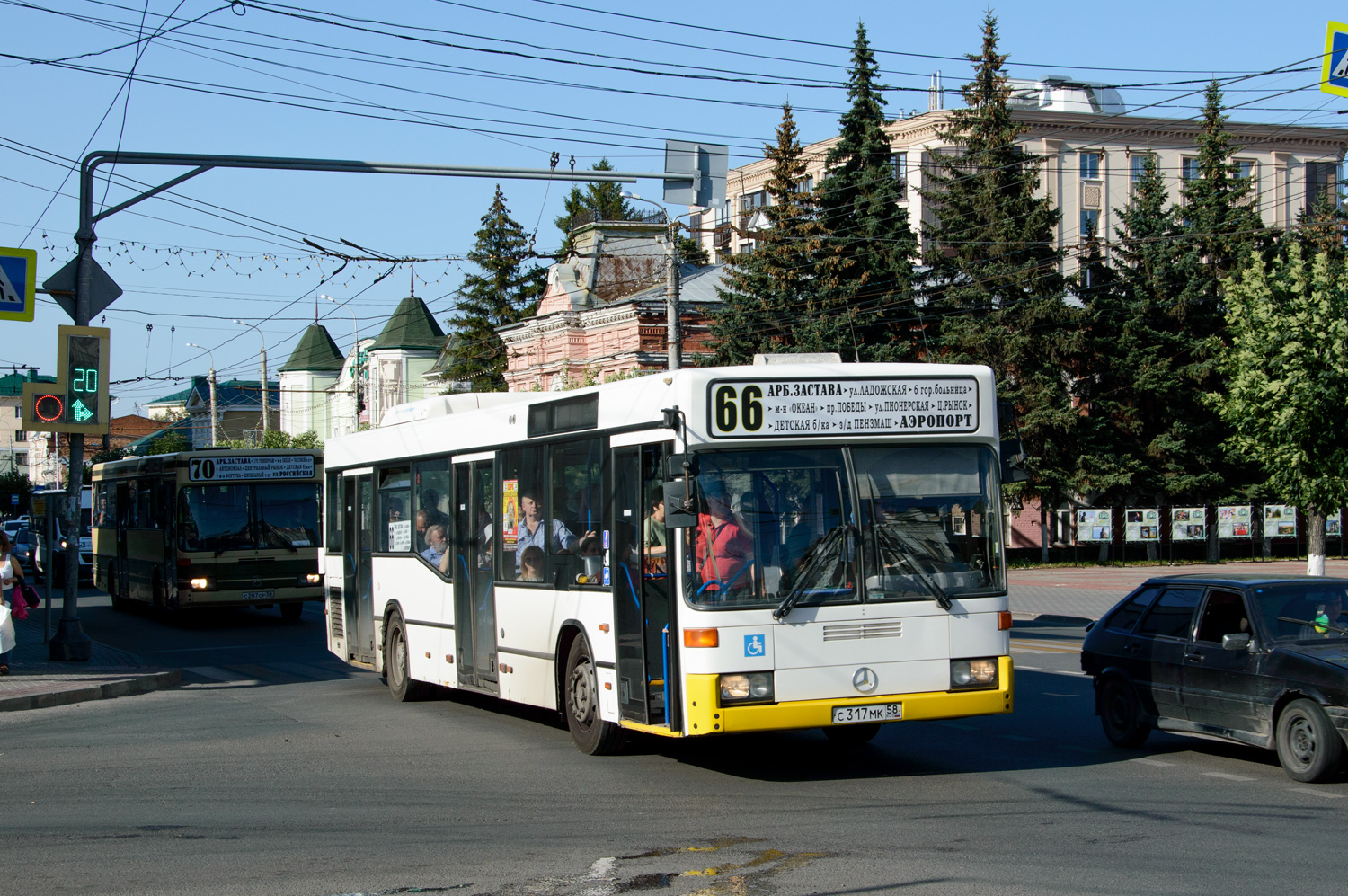 Пензенская область, Mercedes-Benz O405N2 № С 317 МК 58