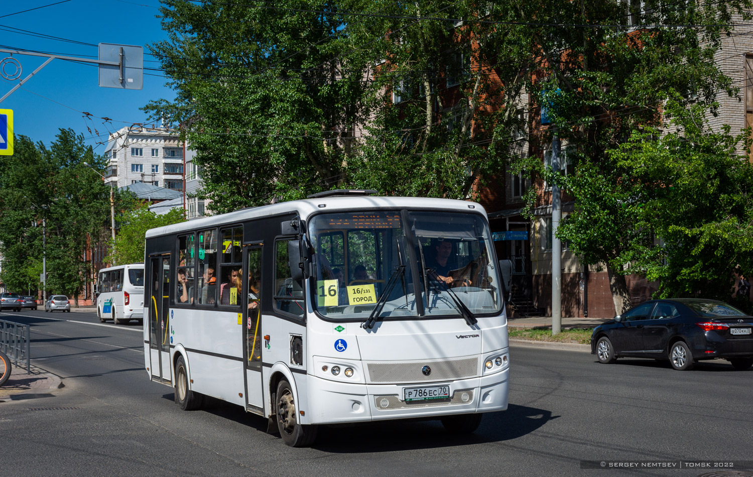 Томская область, ПАЗ-320414-14 "Вектор" № Р 786 ЕС 70