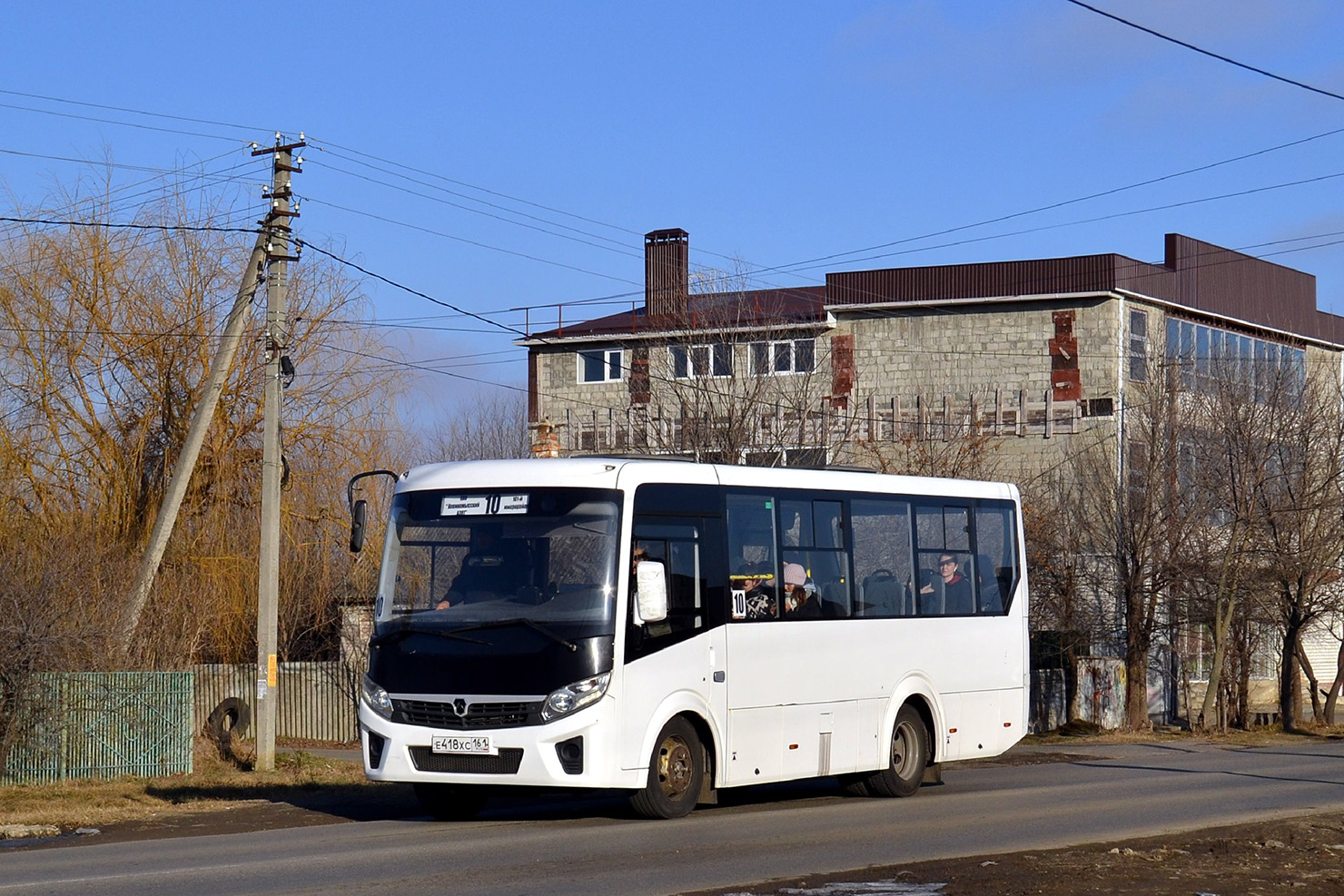 Stavropol region, PAZ-320405-04 "Vector Next" № Е 418 ХС 161