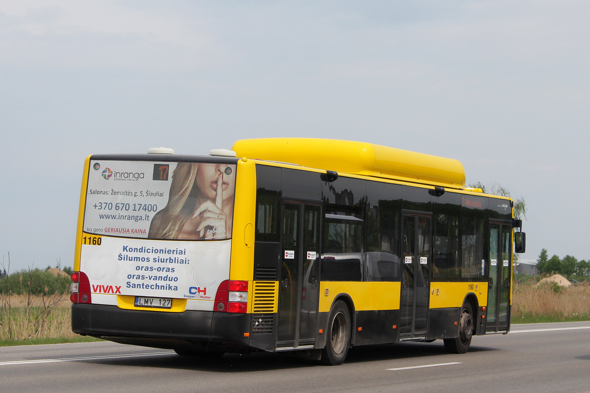 Литва, MAN A21 Lion's City NL243 CNG № 1160