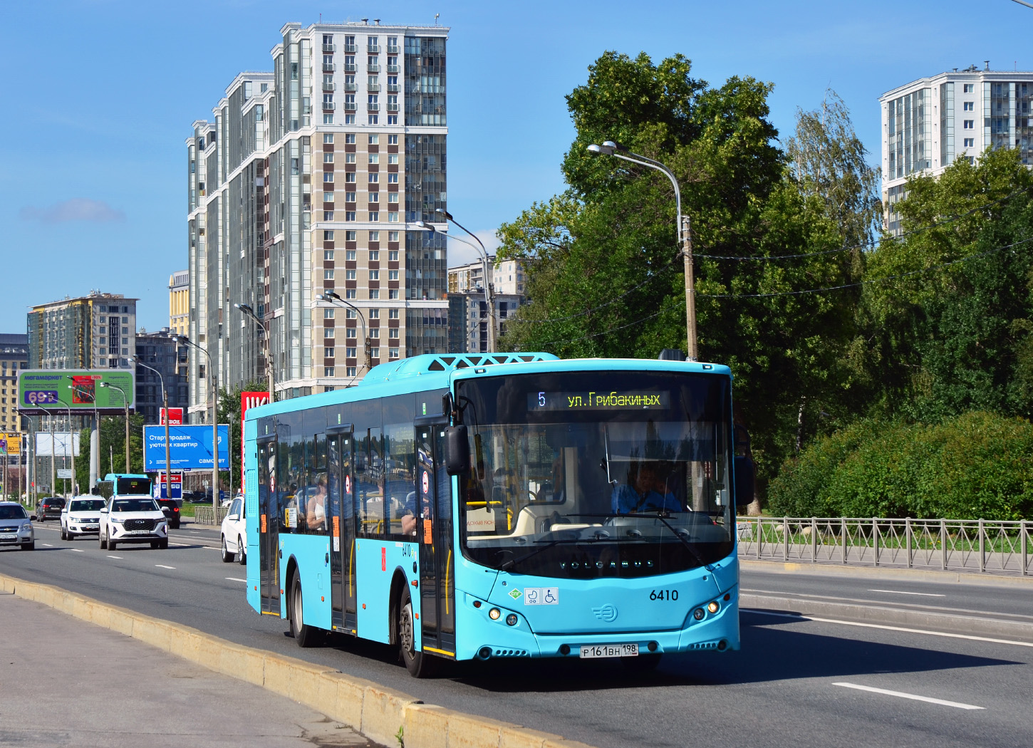 Санкт-Петербург, Volgabus-5270.G4 (LNG) № 6410