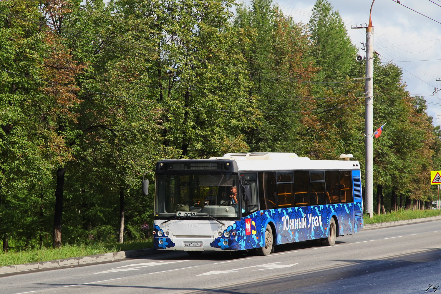 Чэлябінская вобласць, ЛиАЗ-5292.22 (2-2-2) № Е 391 КК 774