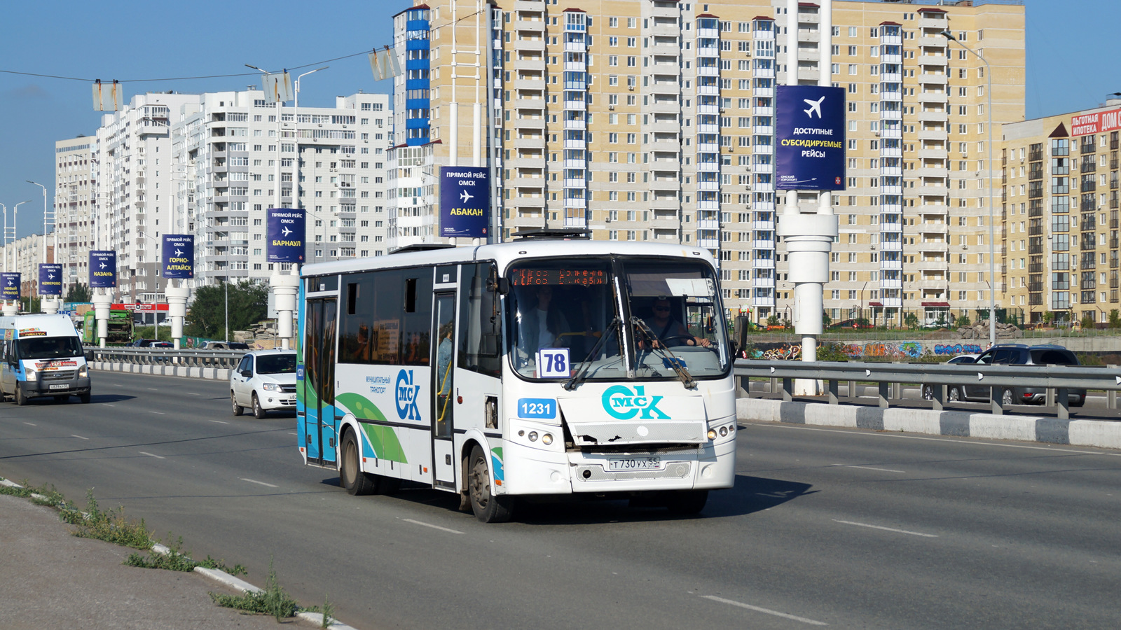 Омская область, ПАЗ-320414-04 "Вектор" (1-2) № 1231