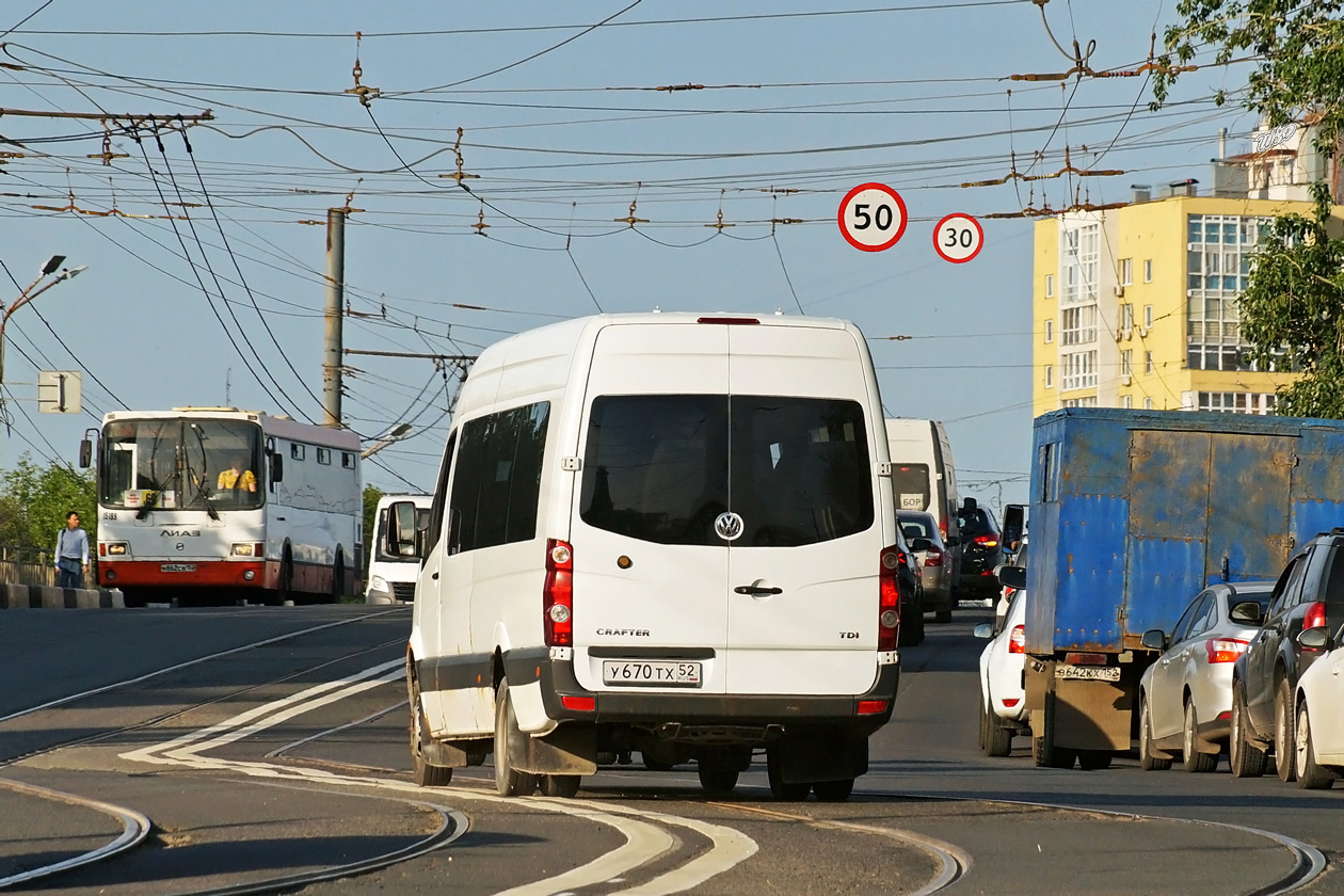 Нижегородская область, Volkswagen Crafter № У 670 ТХ 52