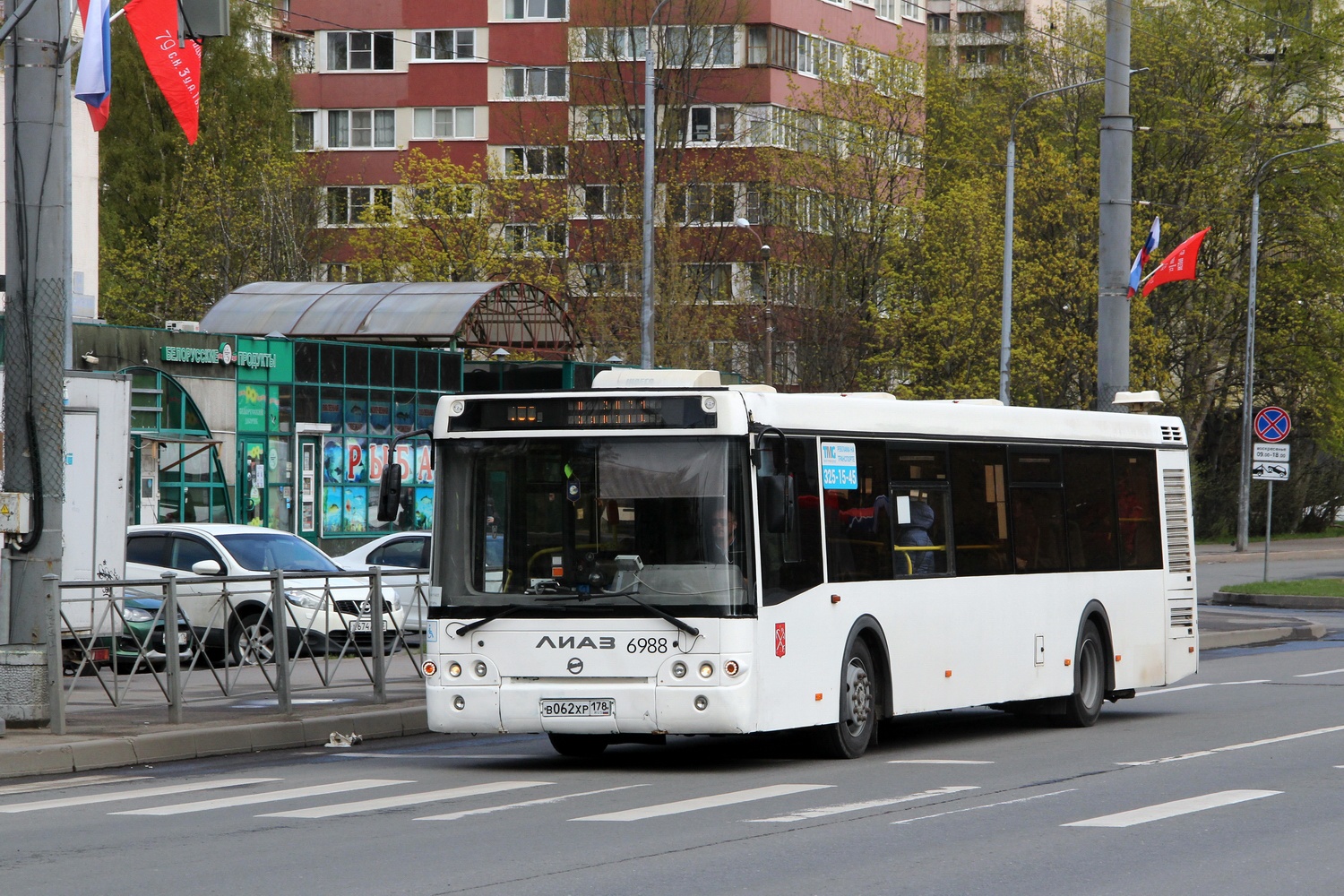 Санкт-Петербург, ЛиАЗ-5292.60 № 6988