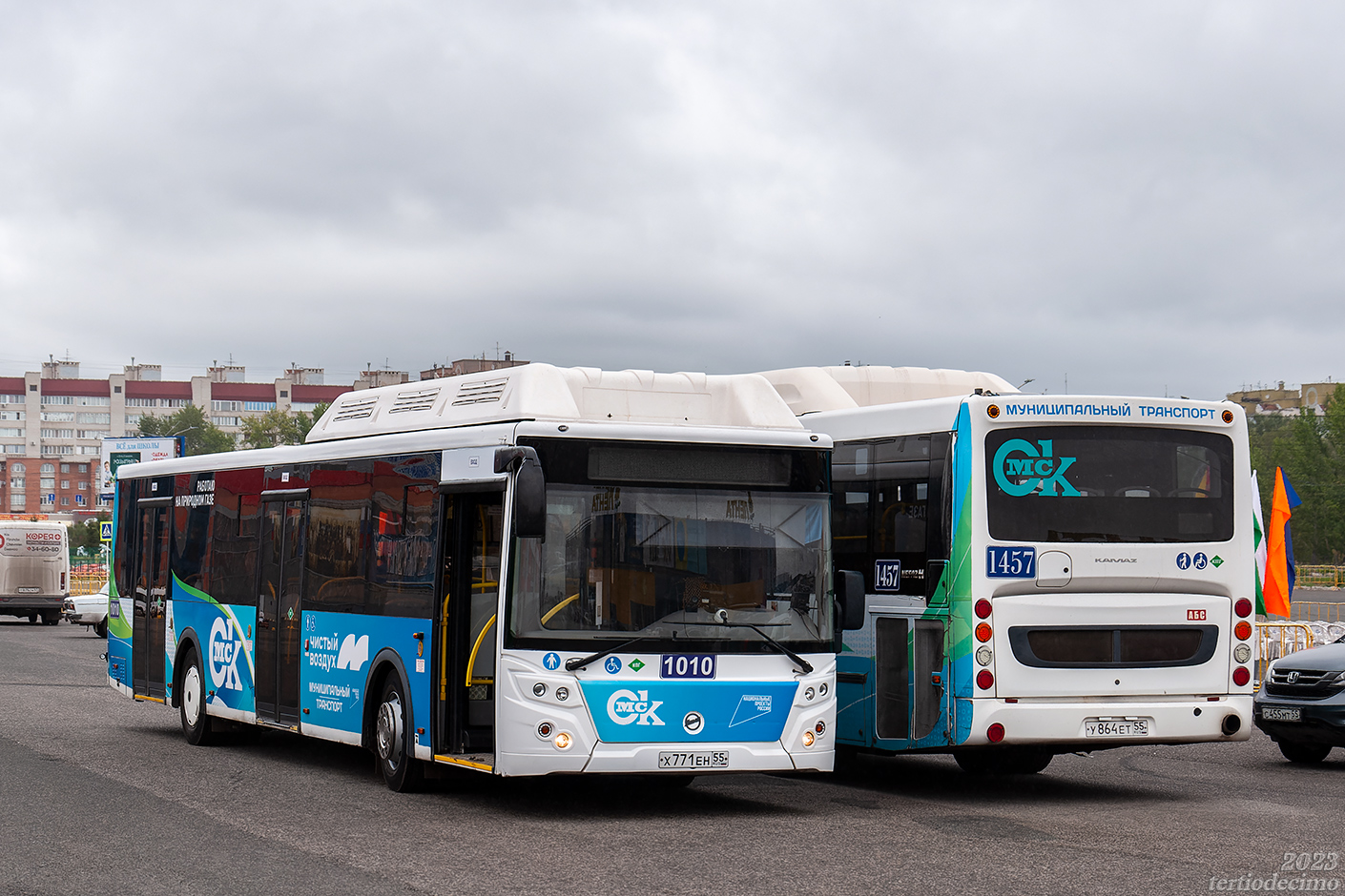 Omsk region, LiAZ-5292.67 (CNG) č. 1010; Omsk region — 11.08.2023 — XXIV City competition of professional skills of bus drivers