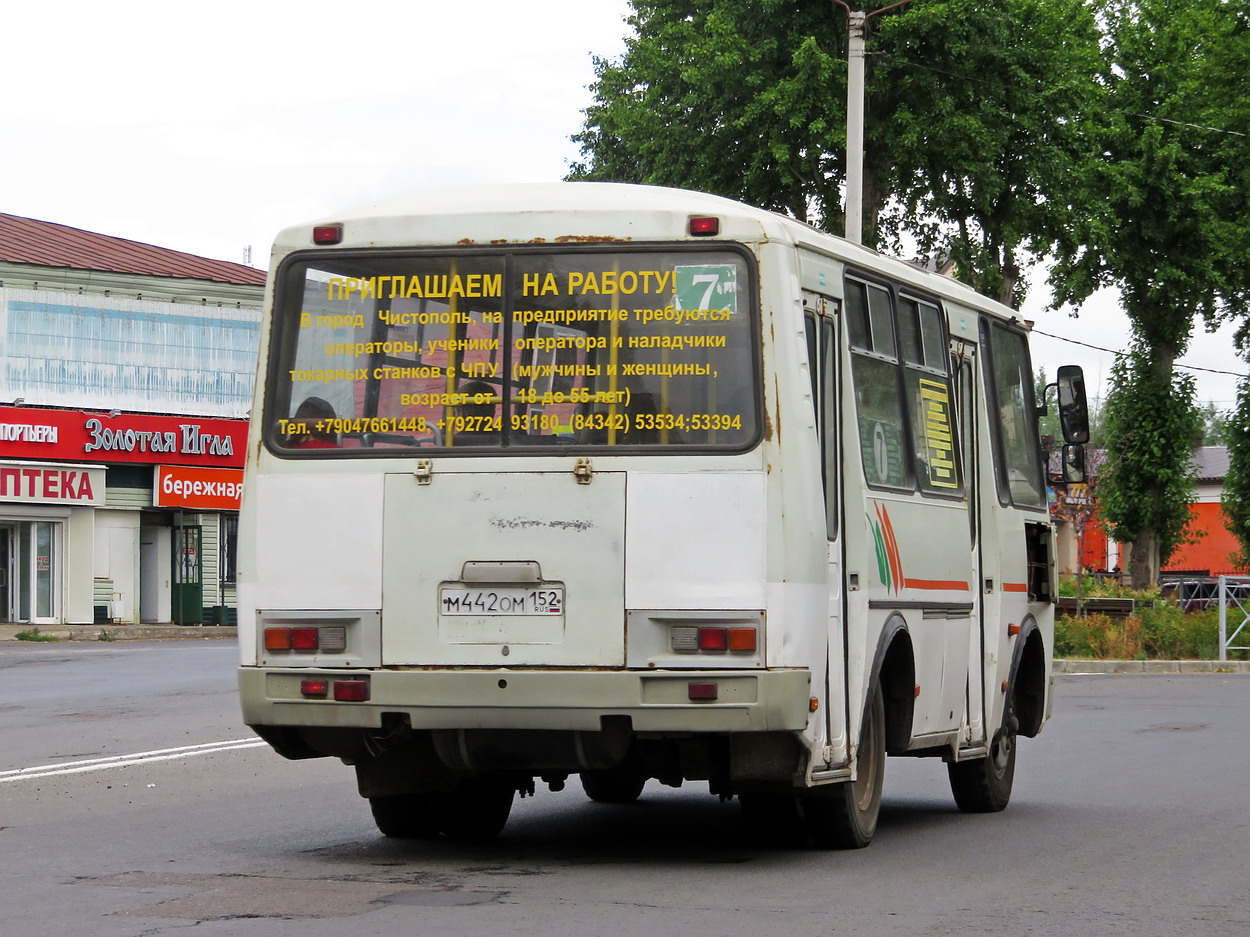 Татарстан, ПАЗ-32054 № М 442 ОМ 152