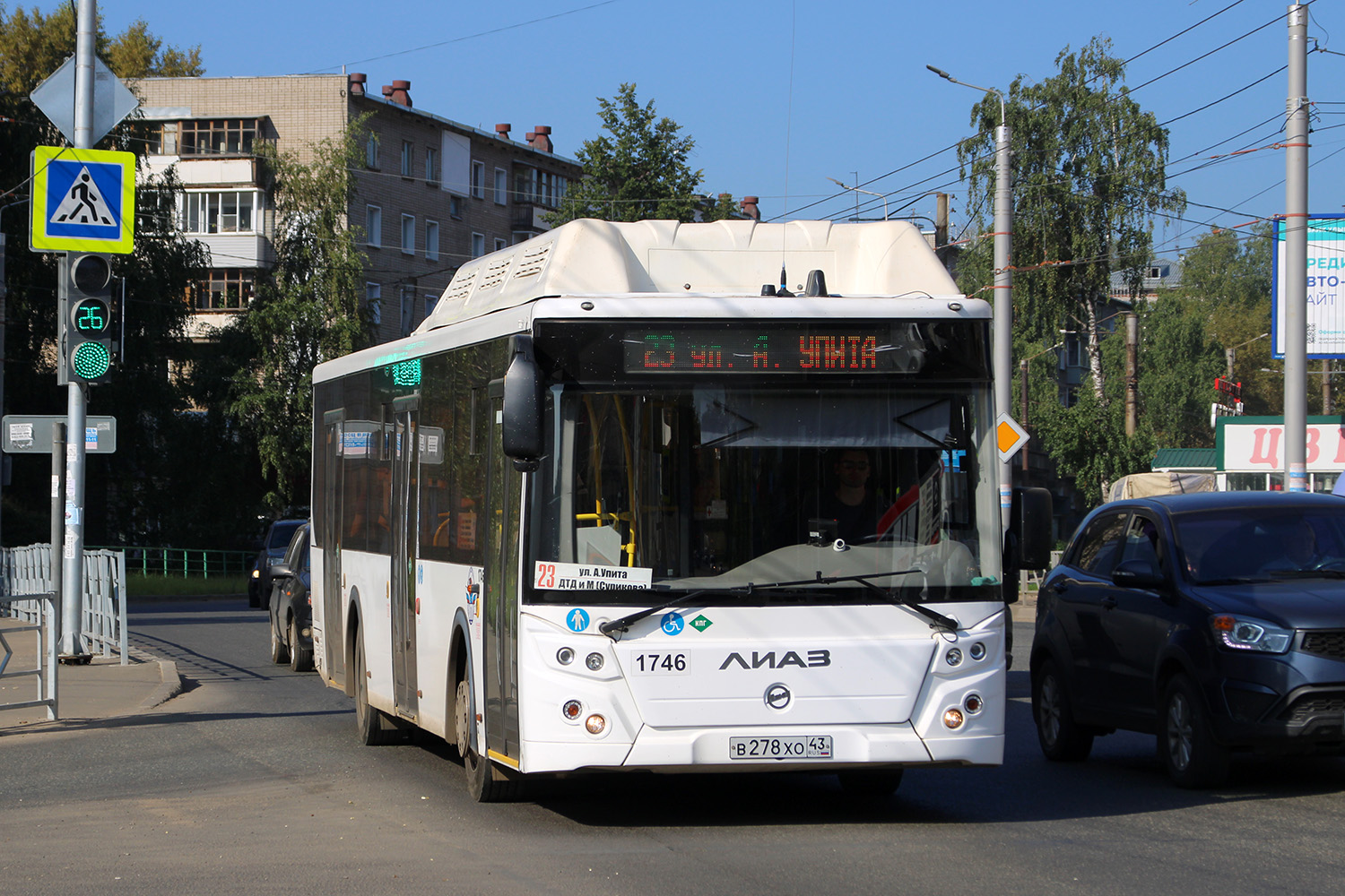 Кировская область, ЛиАЗ-5292.67 (CNG) № В 278 ХО 43