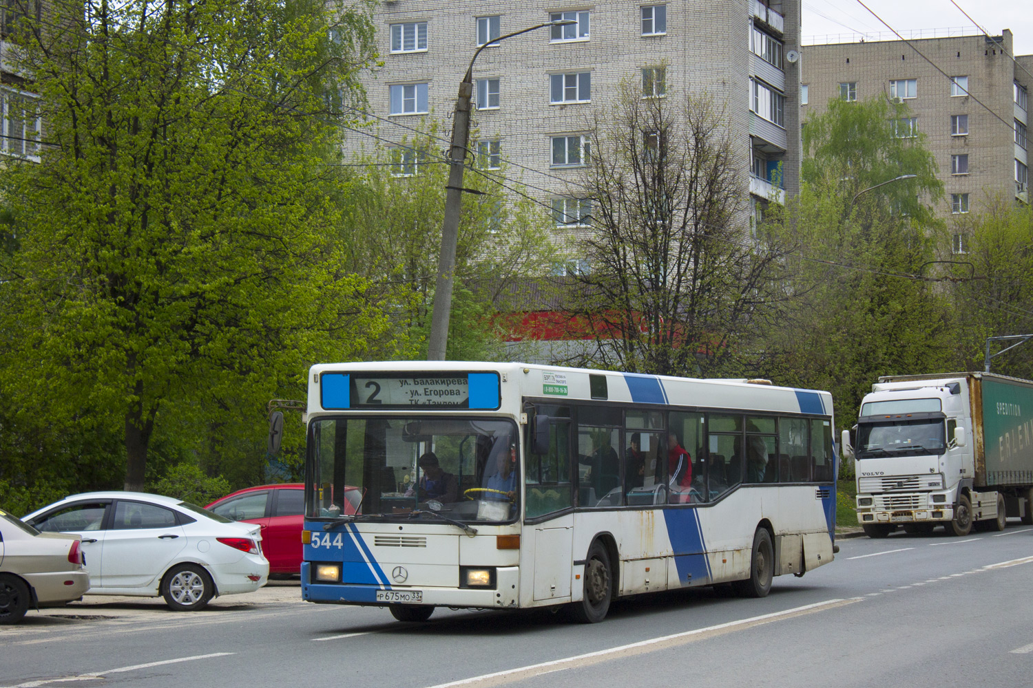 Владимирская область, Mercedes-Benz O405N2 № 544