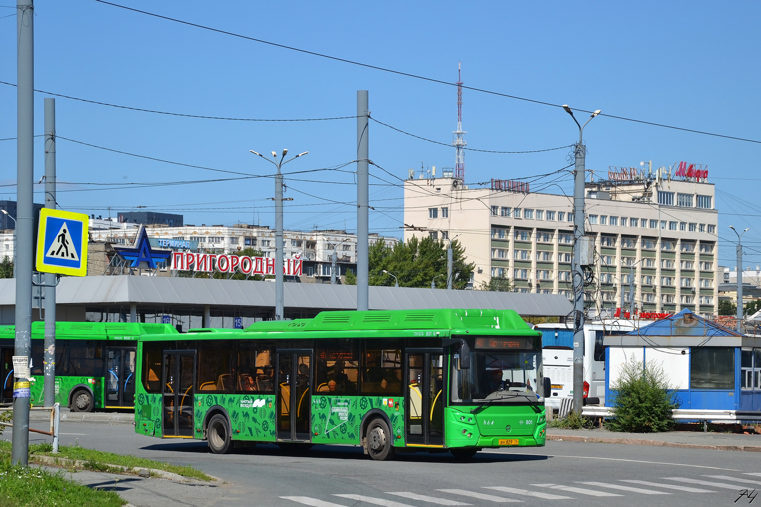 Челябинская область, ЛиАЗ-5292.67 (CNG) № 801