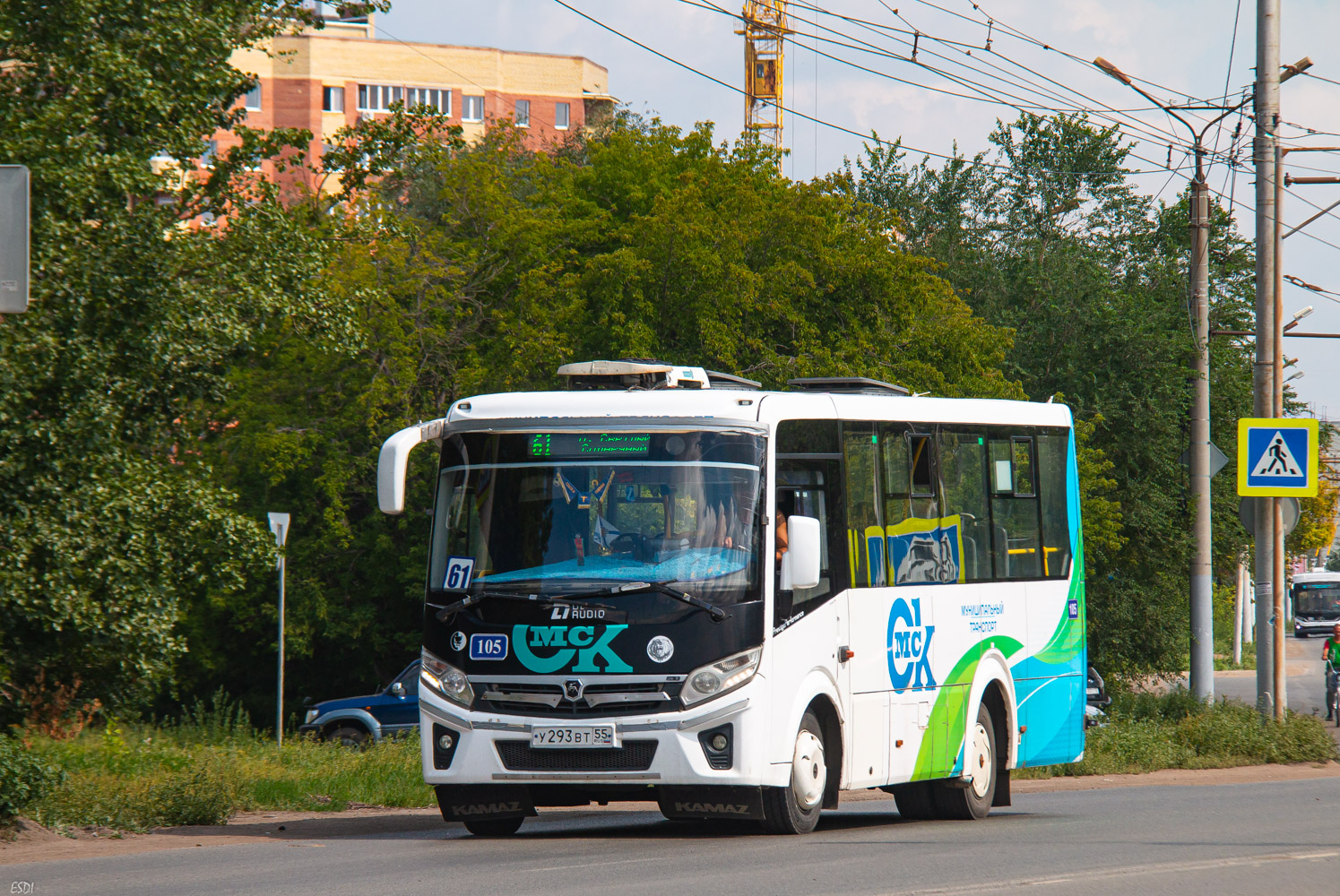 Omsk region, PAZ-320435-04 "Vector Next" Nr. 105