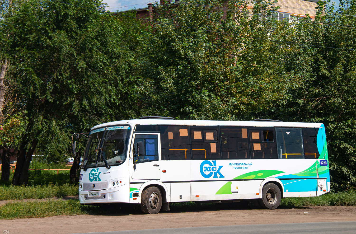 Омская область, ПАЗ-320414-04 "Вектор" (1-2) № 1229