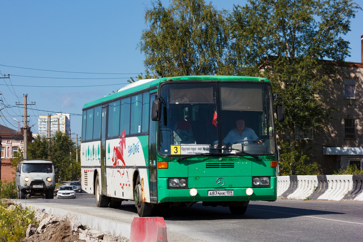 Пермский край, Mercedes-Benz O408 № А 874 НК 159