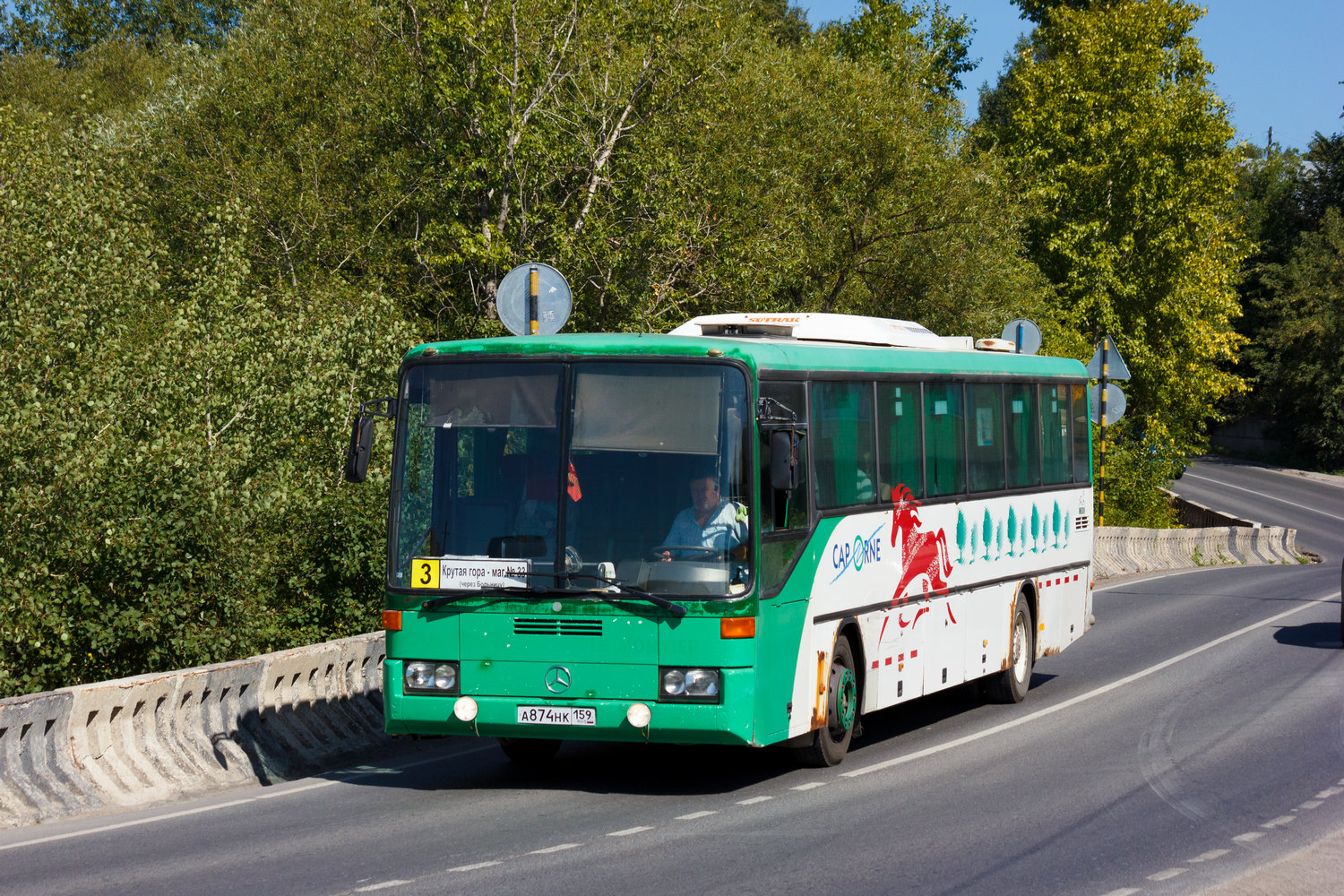 Пермский край, Mercedes-Benz O408 № А 874 НК 159