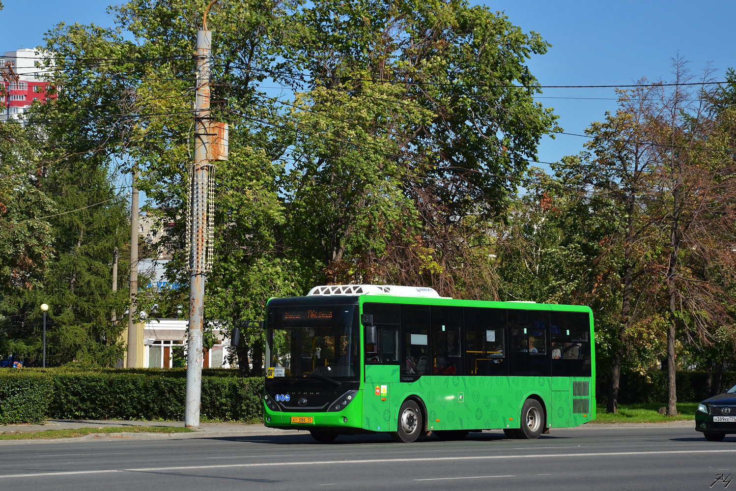 Челябинская область, Yutong ZK6890HGQ № 3086