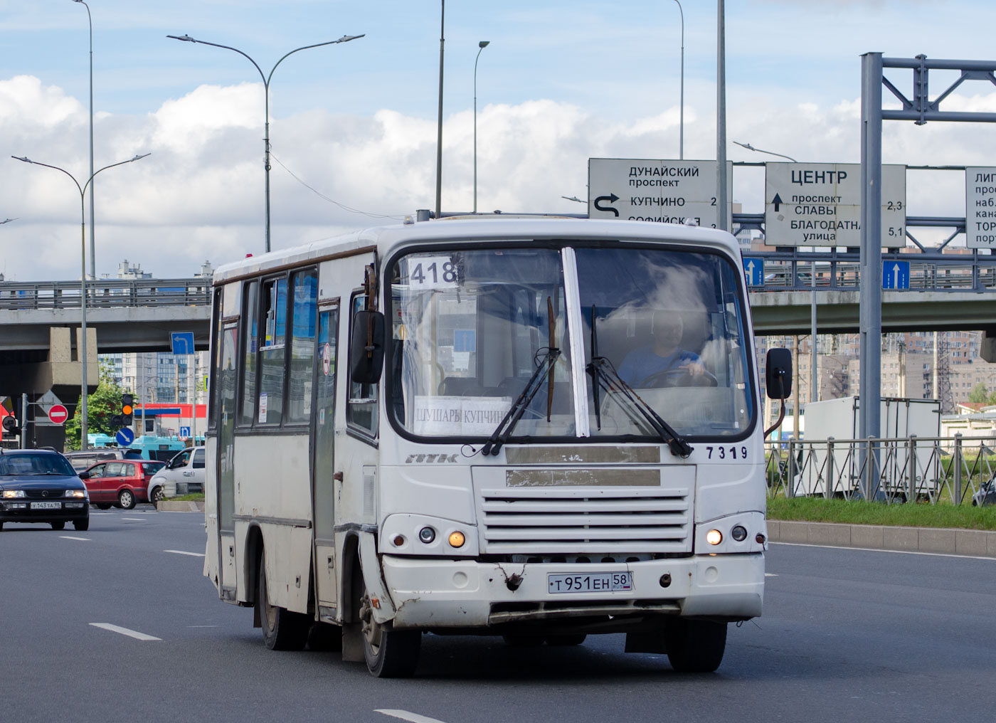 Санкт-Петербург, ПАЗ-320402-05 № Т 951 ЕН 58