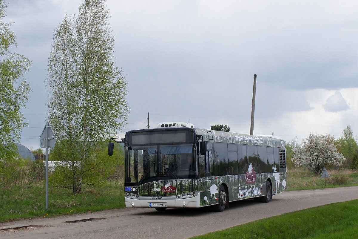 Литва, Solaris Urbino III 12 hybrid № 2190