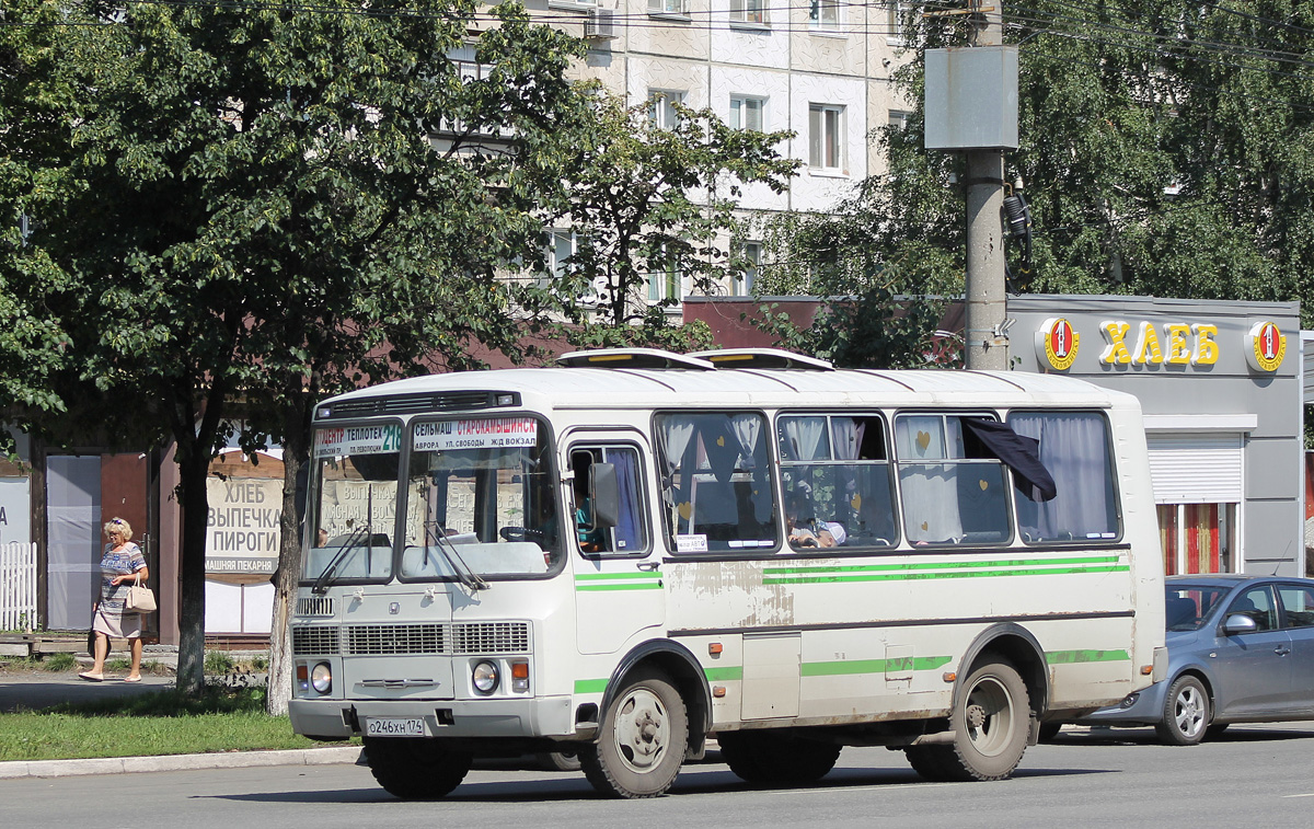 Челябинская область, ПАЗ-32054 № О 246 ХН 174