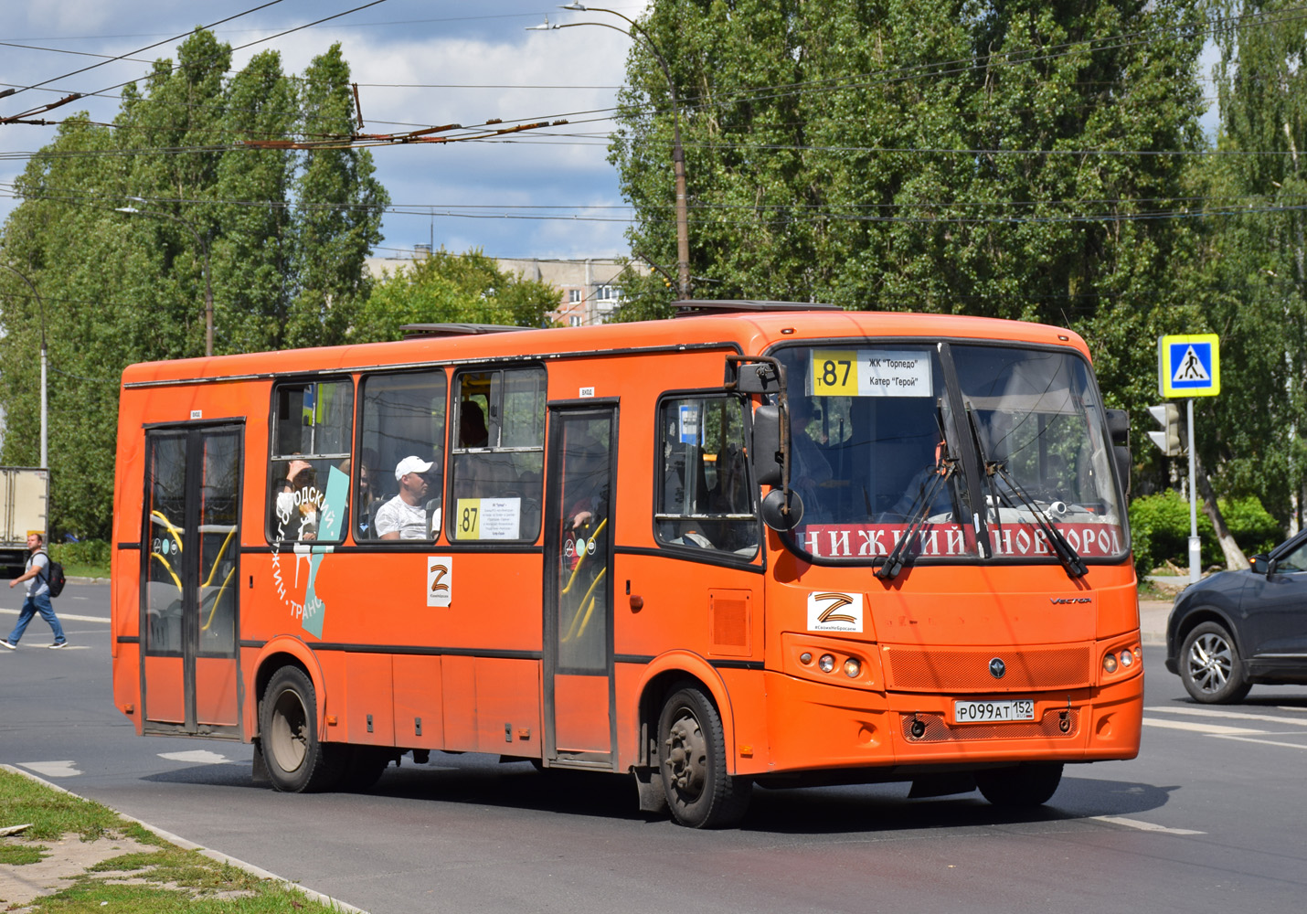 Nizhegorodskaya region, PAZ-320414-05 "Vektor" Nr. Р 099 АТ 152