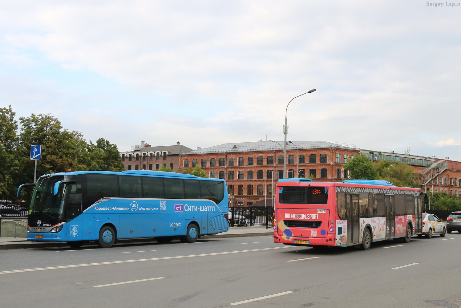 Moscow, Setra S515HD # 090503; Moscow, LiAZ-5292.65 # 081867