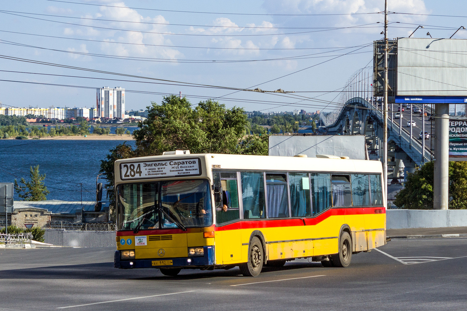 Саратовская область, Mercedes-Benz O405N2 № АН 112 64