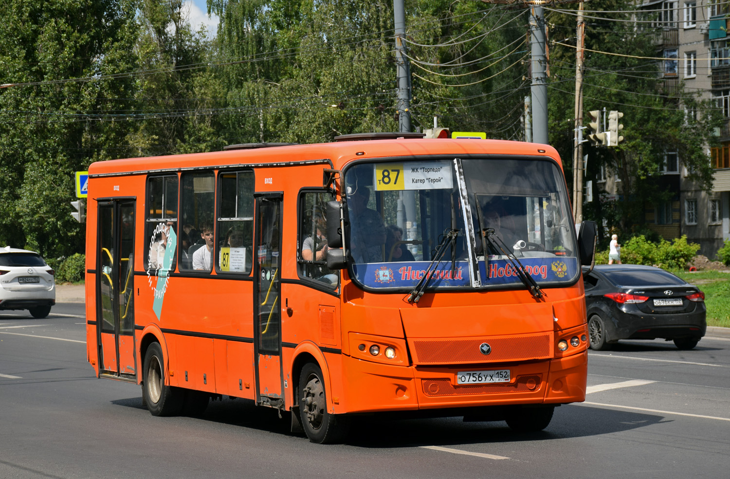 Nyizsnyij Novgorod-i terület, PAZ-320414-05 "Vektor" sz.: О 756 УХ 152