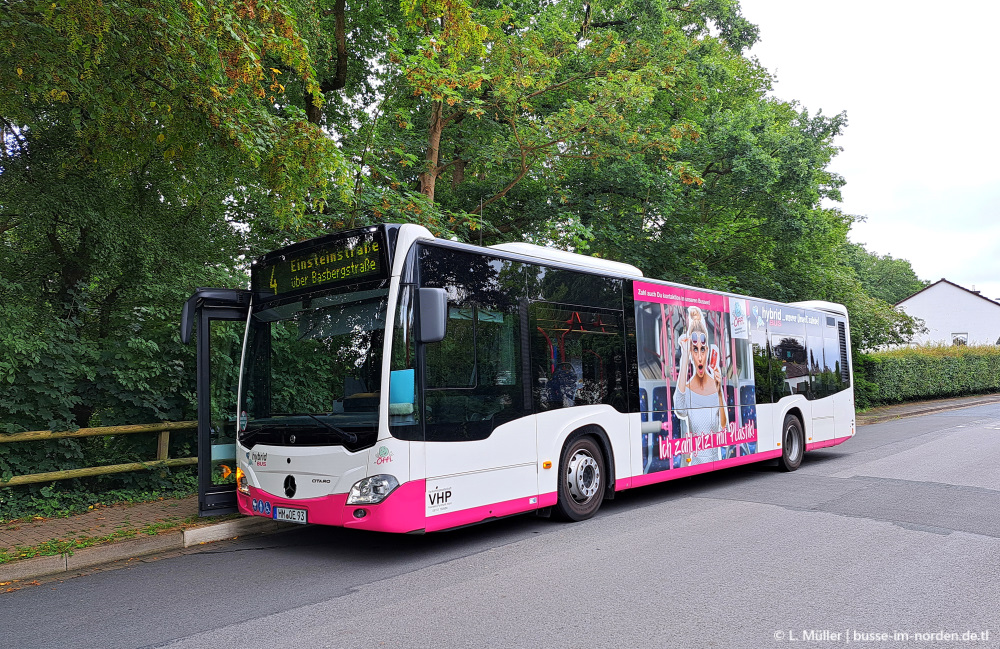 Нижняя Саксония, Mercedes-Benz Citaro C2 hybrid № 93