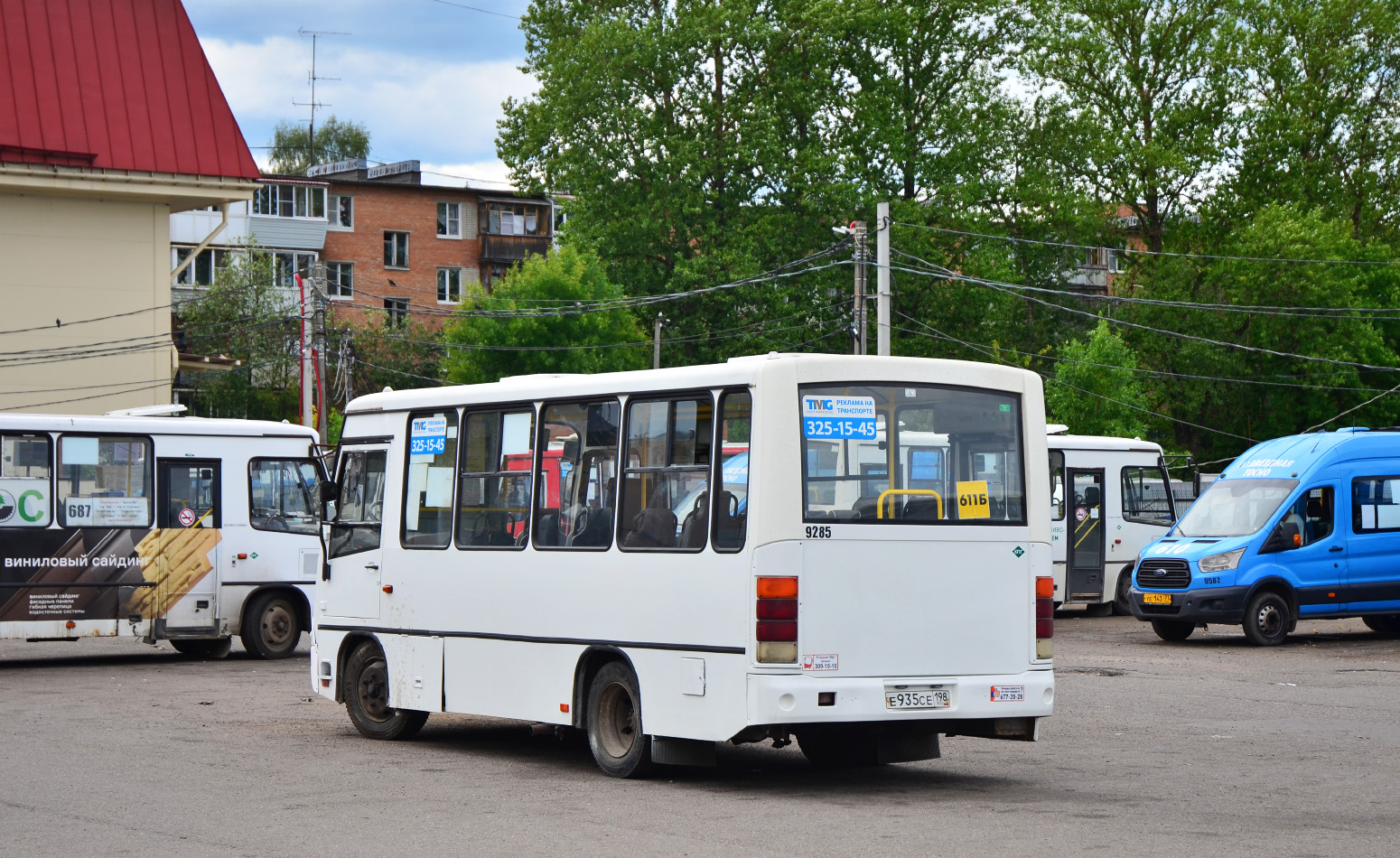 Ленинградская область, ПАЗ-320302-08 № 9285