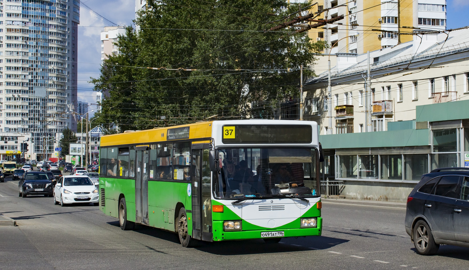 Свердловская область, Mercedes-Benz O405N № О 491 АТ 196