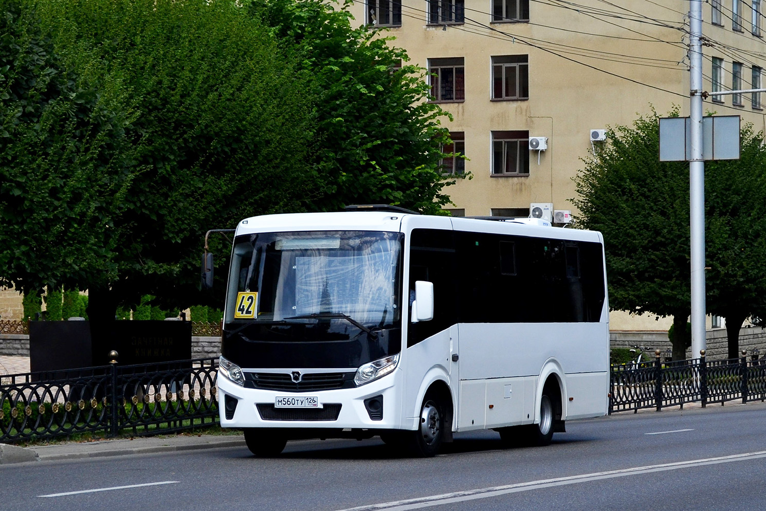 Ставропольский край, ПАЗ-320435-04 "Vector Next" № М 560 ТУ 126