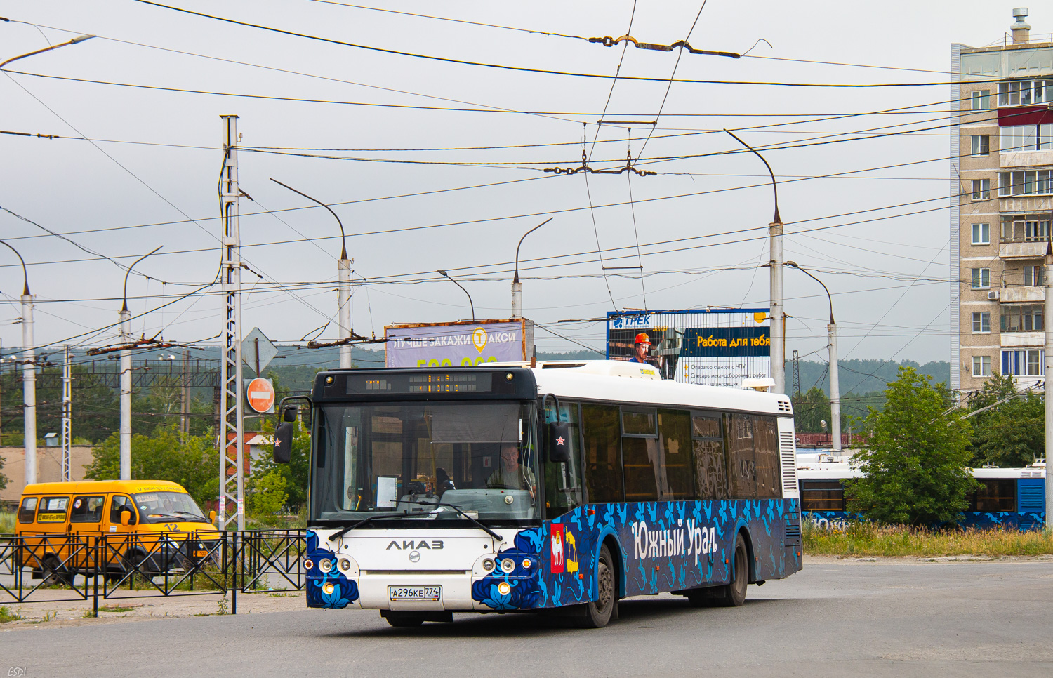 Obwód czelabiński, LiAZ-5292.22 (2-2-2) Nr А 296 КЕ 774