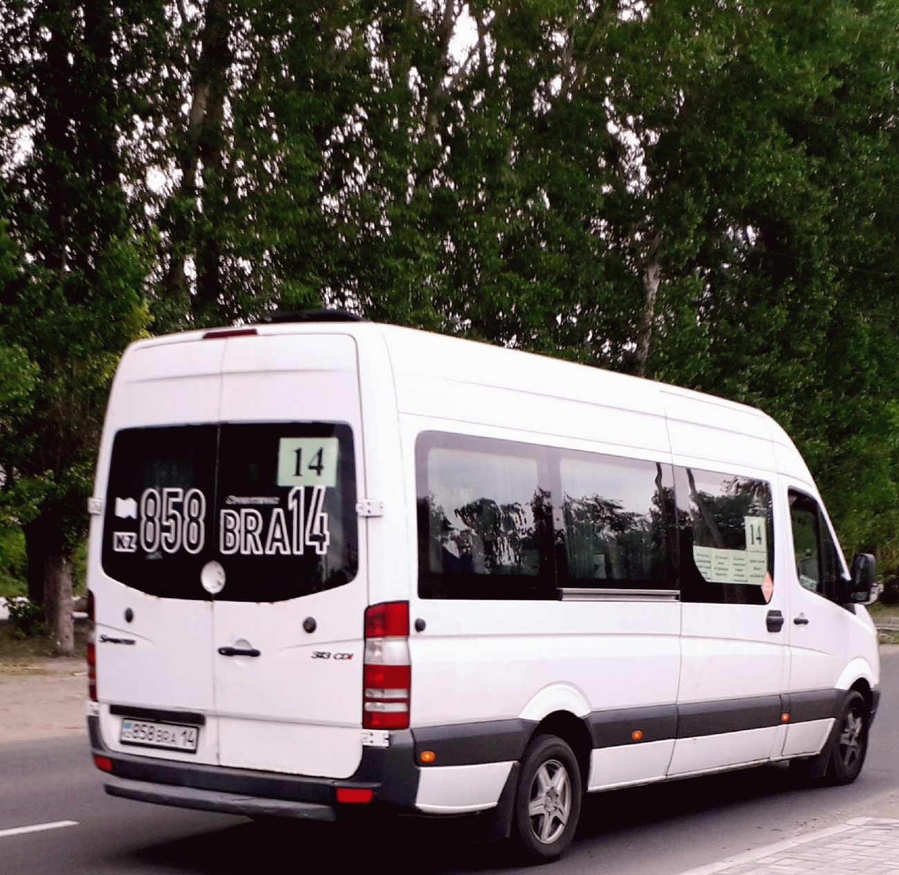 Павлодарская область, Mercedes-Benz Sprinter W906 № 858 BRA 14