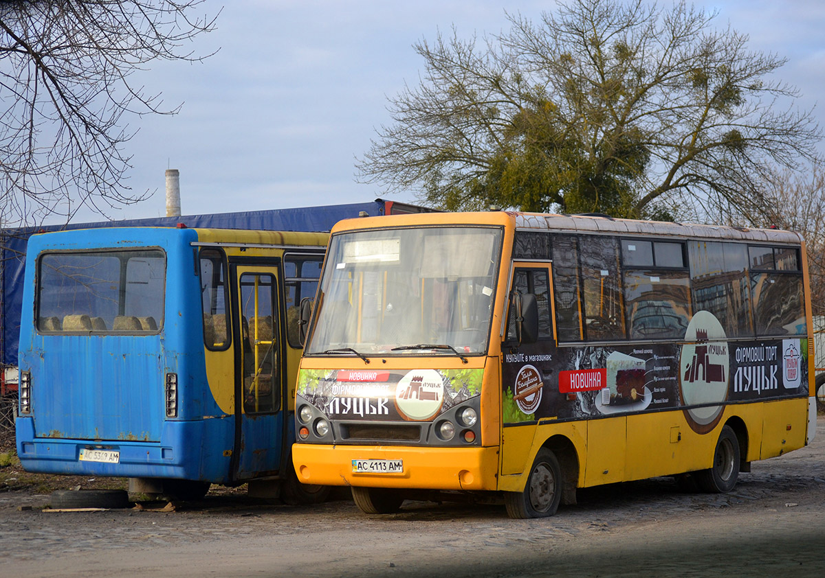 Волынская область, БАЗ-А079.14 "Подснежник" № AC 5369 AM; Волынская область, I-VAN A07A-22 № AC 4113 AM