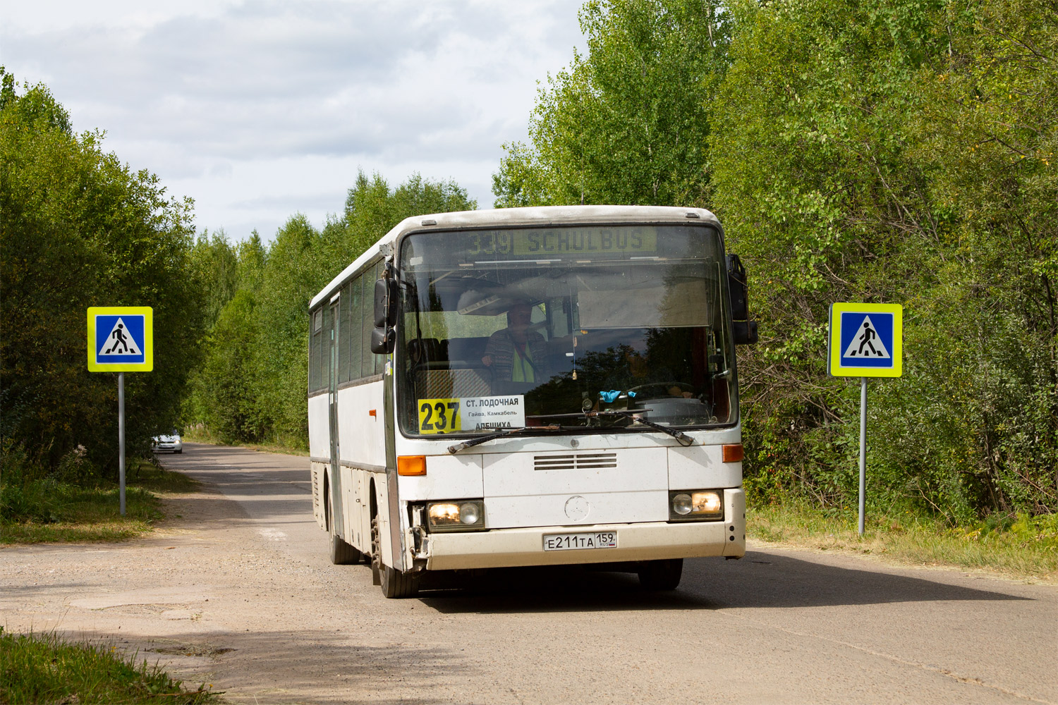 Perm region, Mercedes-Benz O408 č. Е 211 ТА 159