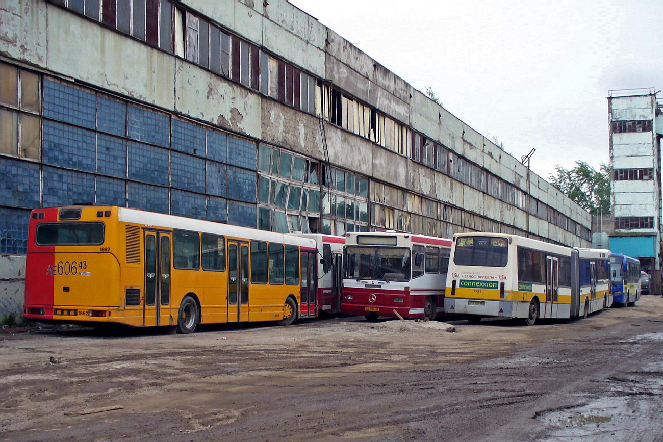 Obwód kirowski, DAB Citybus 15-1200C Nr АЕ 606 43; Obwód kirowski, Berkhof Europa 2000A Duvedec Nr АЕ 591 43