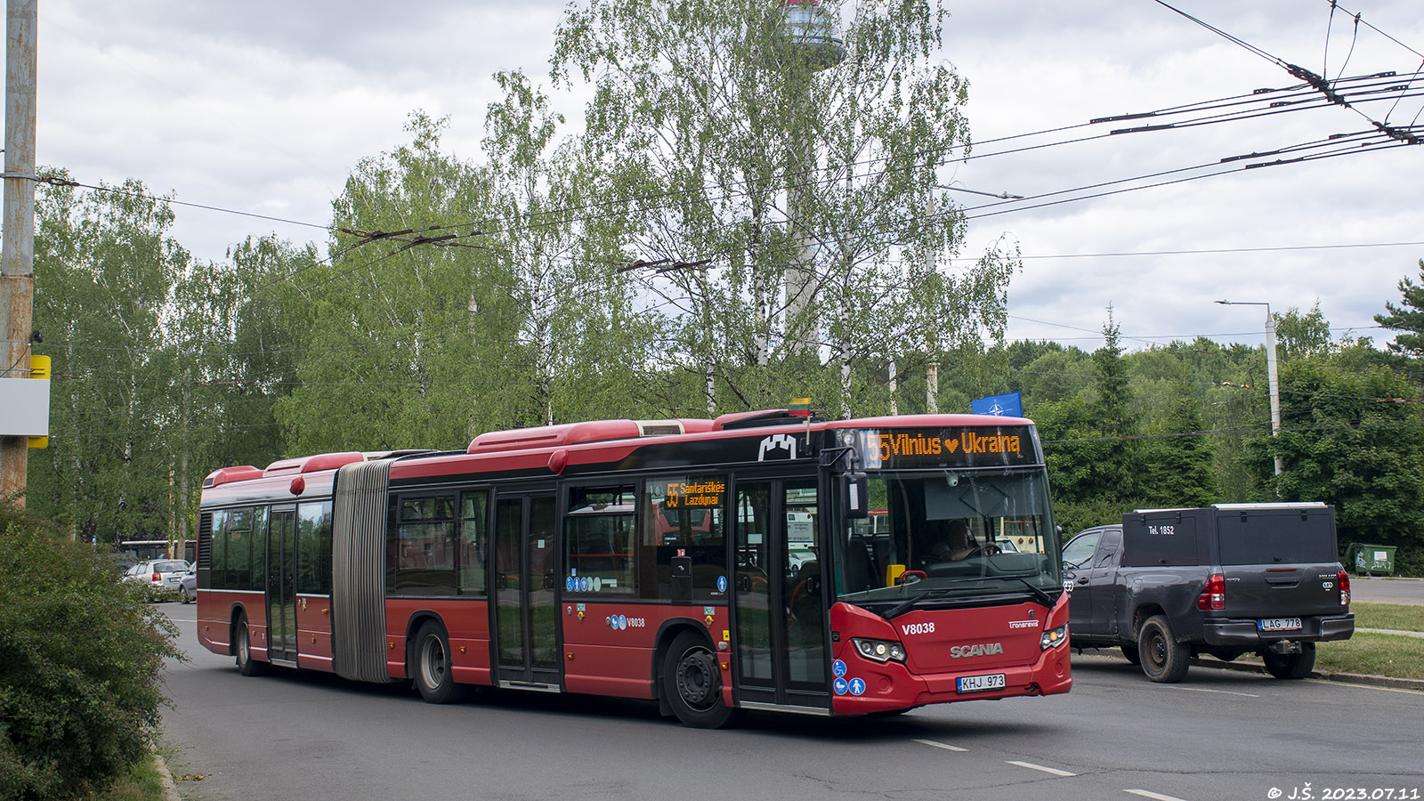 Литва, Scania Citywide LFA № V8038