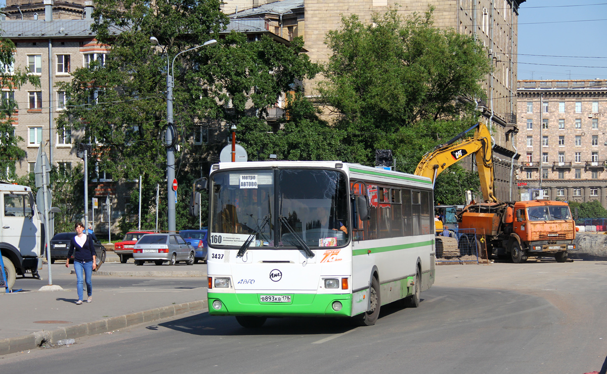 Санкт-Петербург, ЛиАЗ-5293.53 № 3437