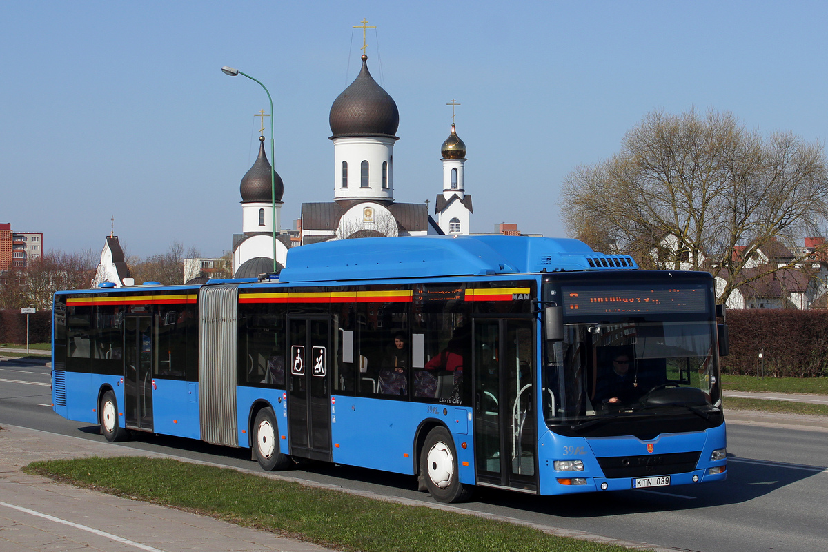 Литва, MAN A23 Lion's City G NG313 CNG № 39