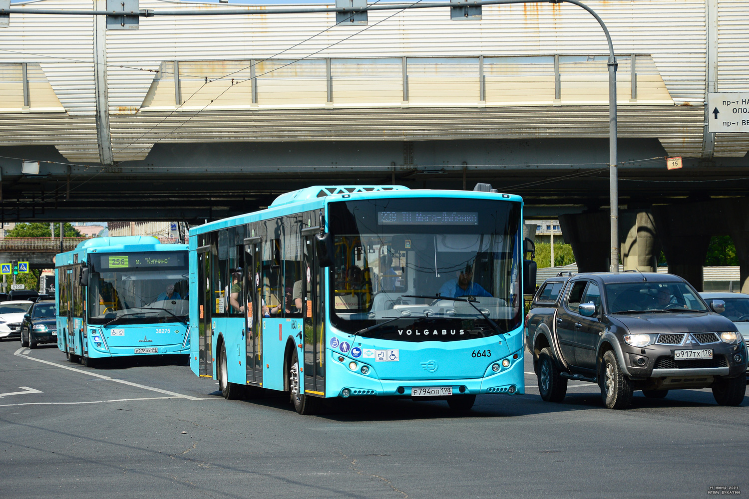 Санкт-Петербург, Volgabus-5270.G4 (LNG) № 6643