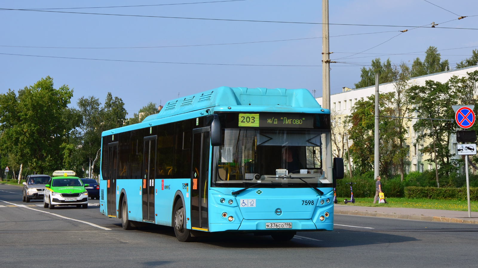 Petrohrad, LiAZ-5292.67 (CNG) č. 7598