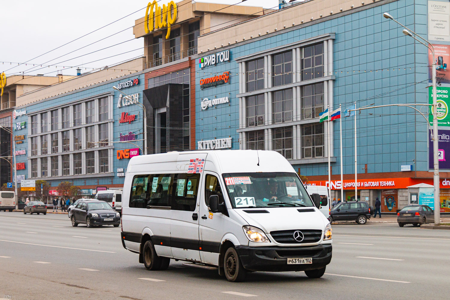 Башкортостан, Луидор-22360C (MB Sprinter) № Р 631 ВА 102
