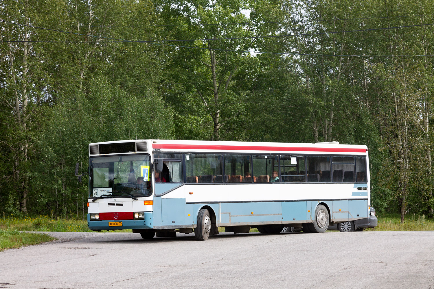 Perm region, Mercedes-Benz O407 # АС 808 59