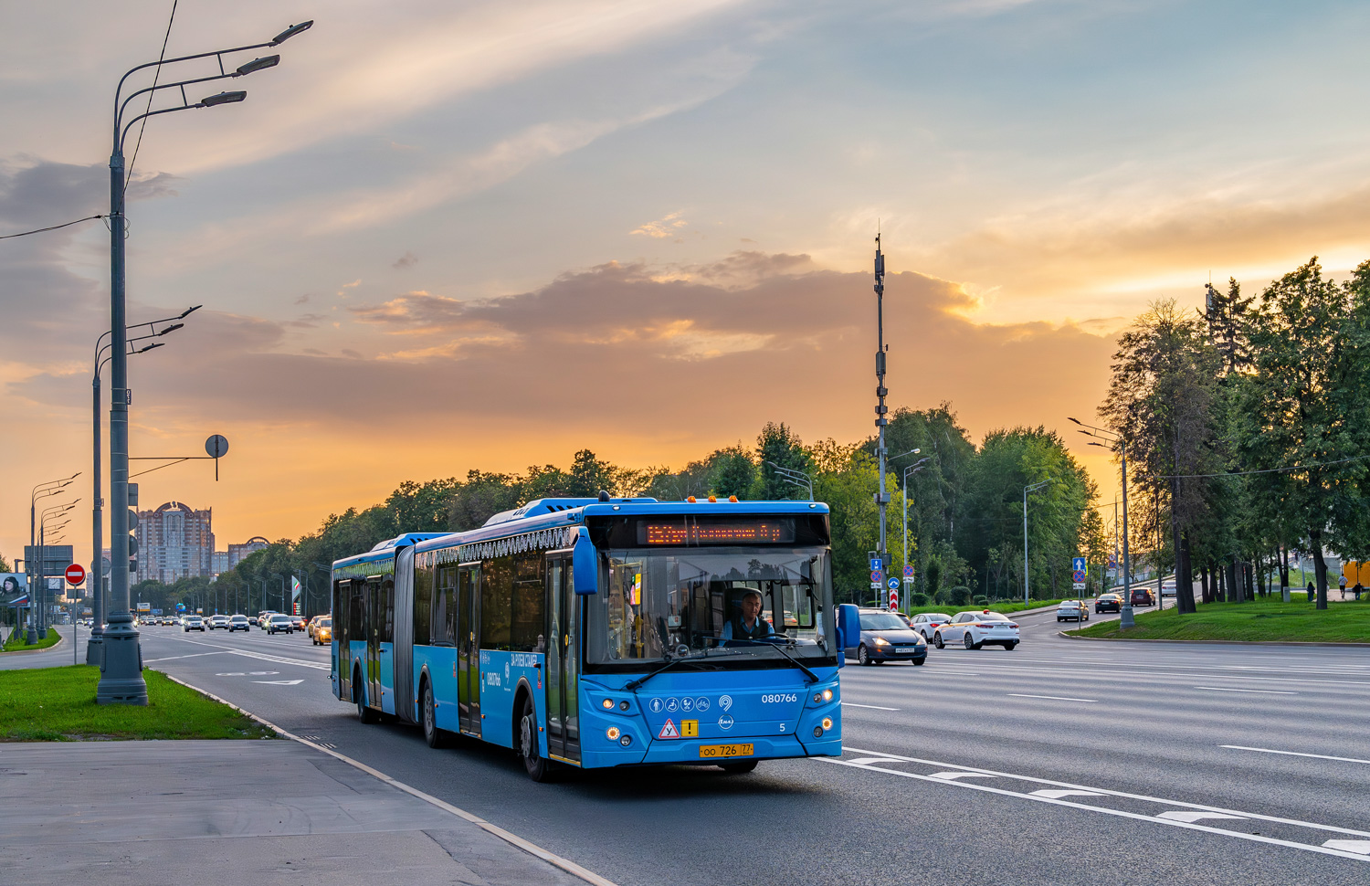 Москва, ЛиАЗ-6213.65 № 080766