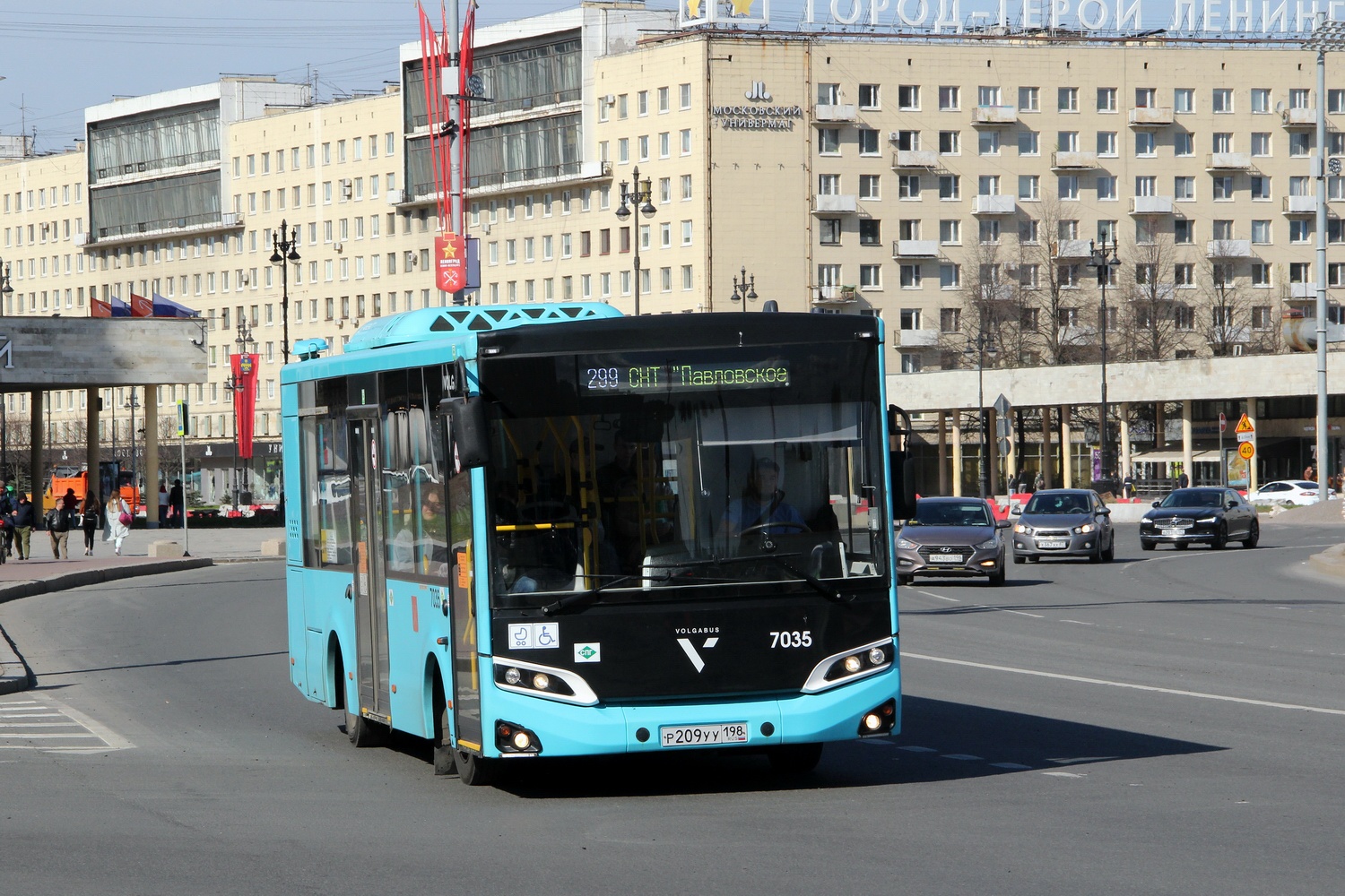 Sankt Petersburg, Volgabus-4298.G4 (LNG) Nr 7035