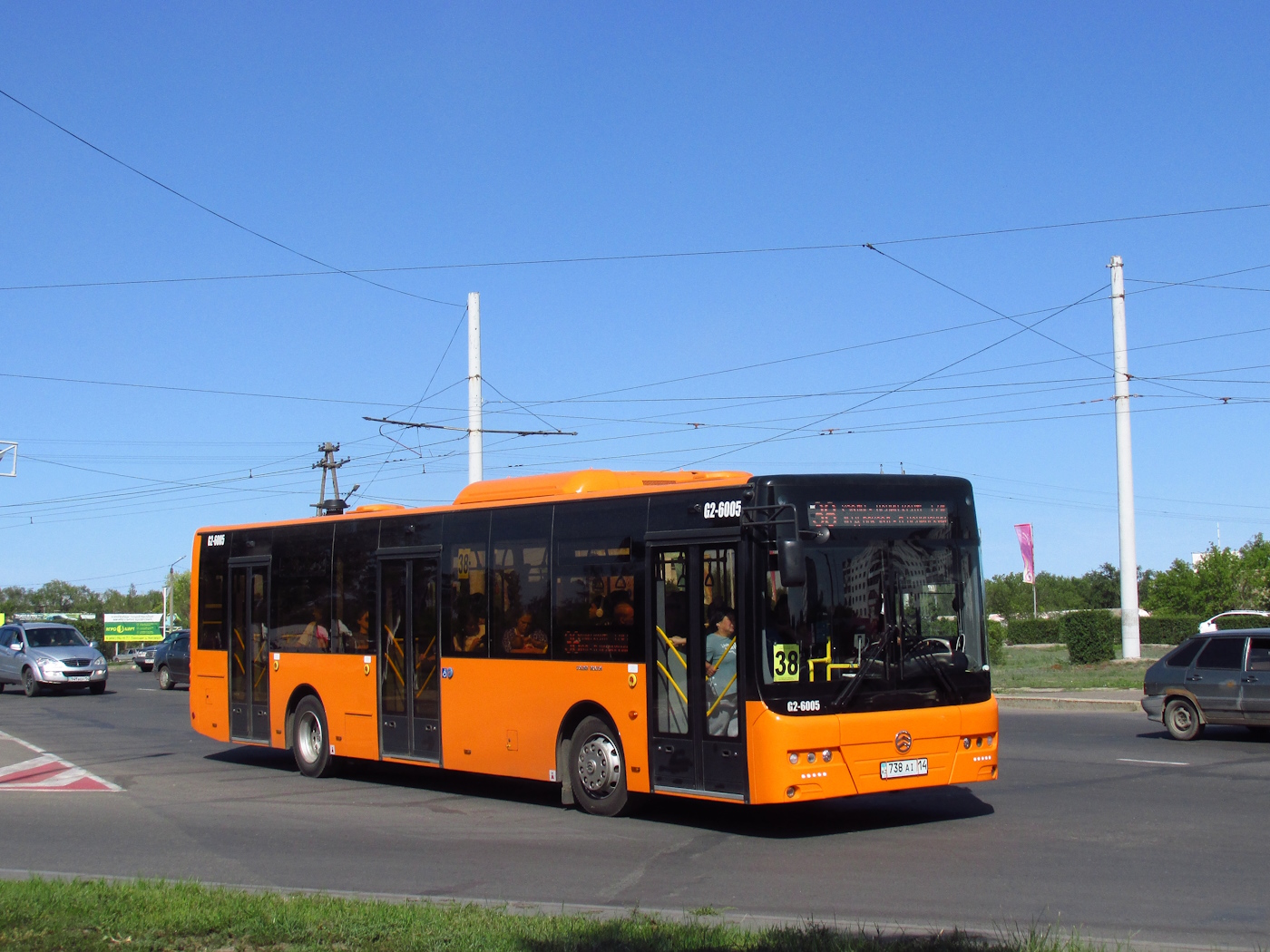 Павлодарская область, Golden Dragon XML6125CR (Hyundai Trans Auto) № G2-6005
