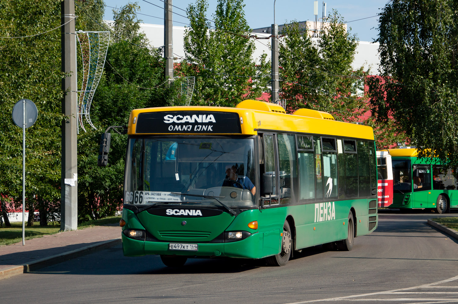 Пензенская область, Scania OmniLink I (Скания-Питер) № Е 497 КТ 164