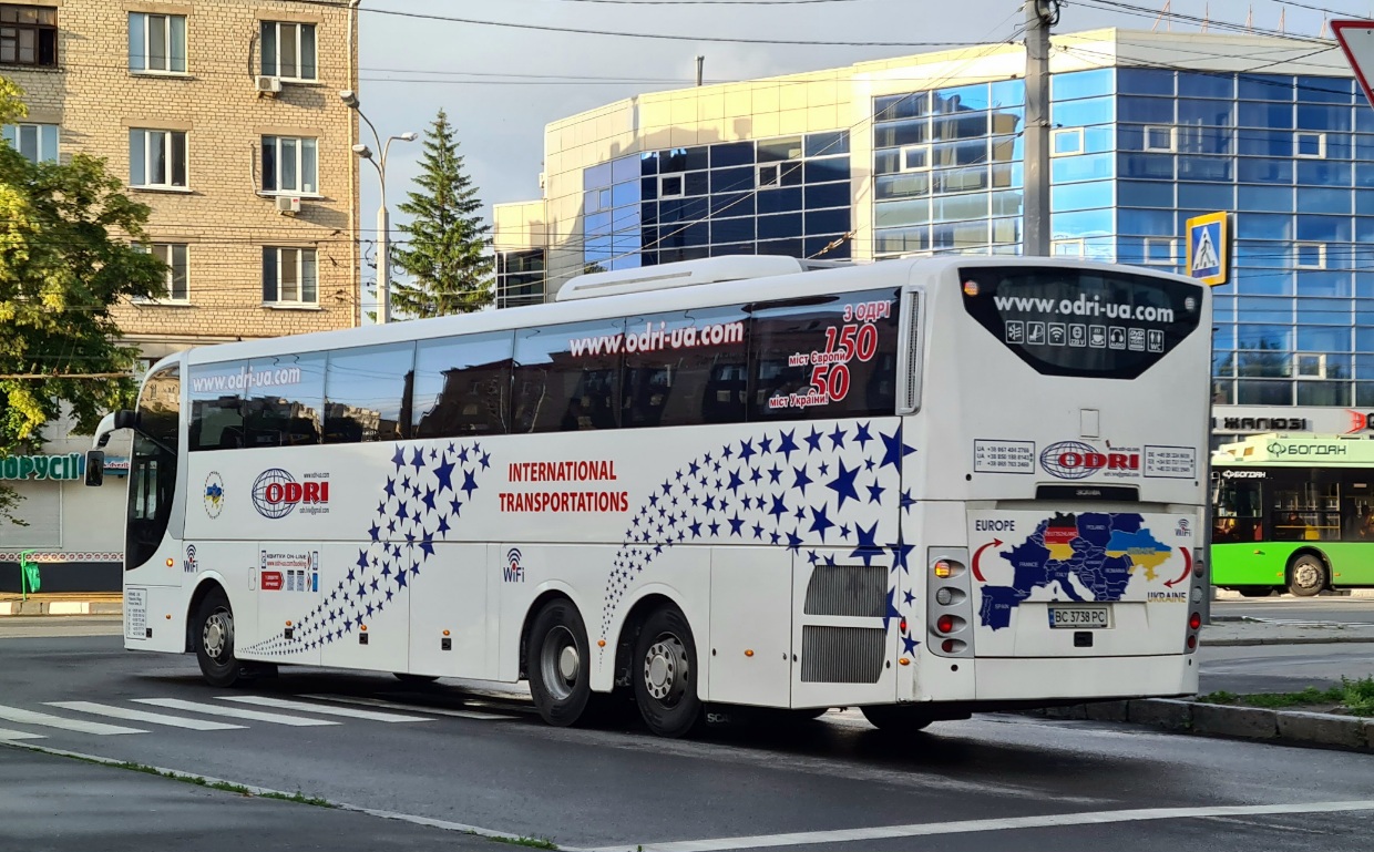 Lvovská oblast, Scania OmniExpress 360 č. BC 3738 PC