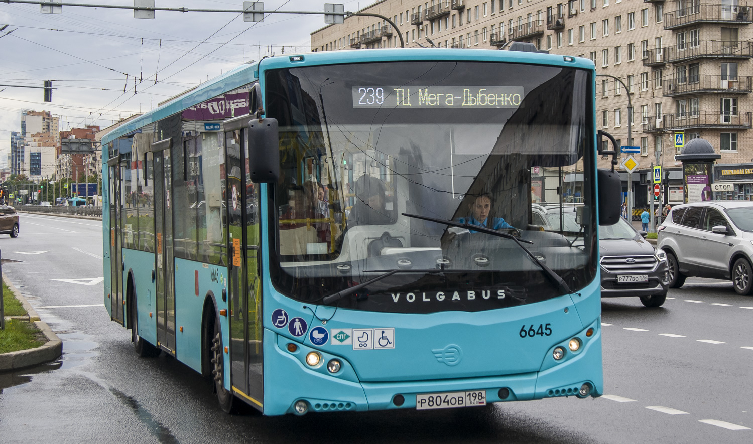 Санкт-Петербург, Volgabus-5270.G4 (LNG) № 6645
